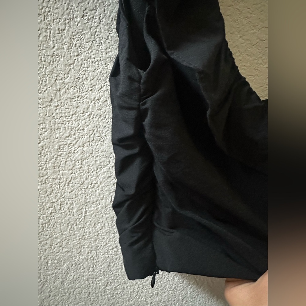 Zara Black Ruffled Crop Top-Large - Picture 9 of 10